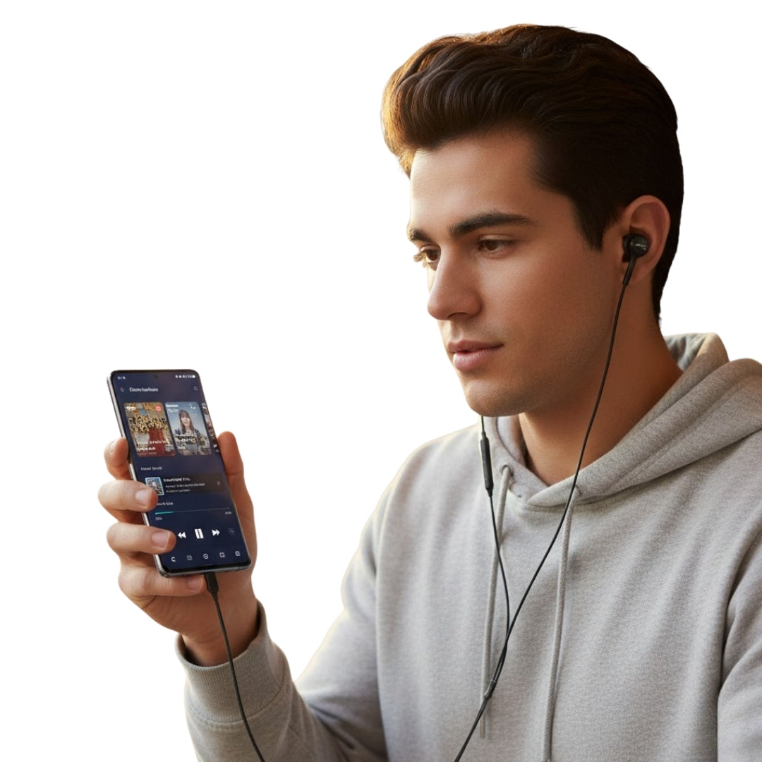 Auricular Con Cable Samsung AKG, Tipo C Negro