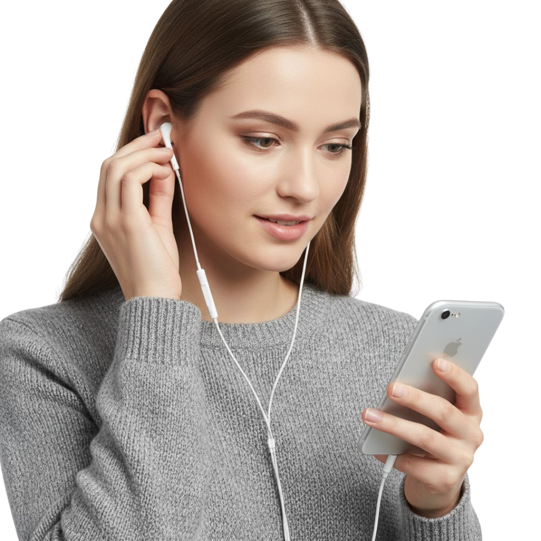 Auricular Con Cable Para iPhone Hoco L7 Plus