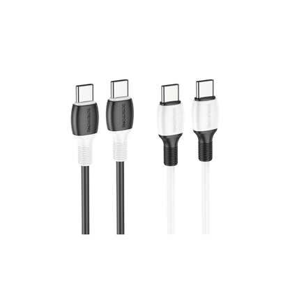 Cable Borofone Bx84 1m 60w Usb-c / Type-c A Type-c Carga Rápida