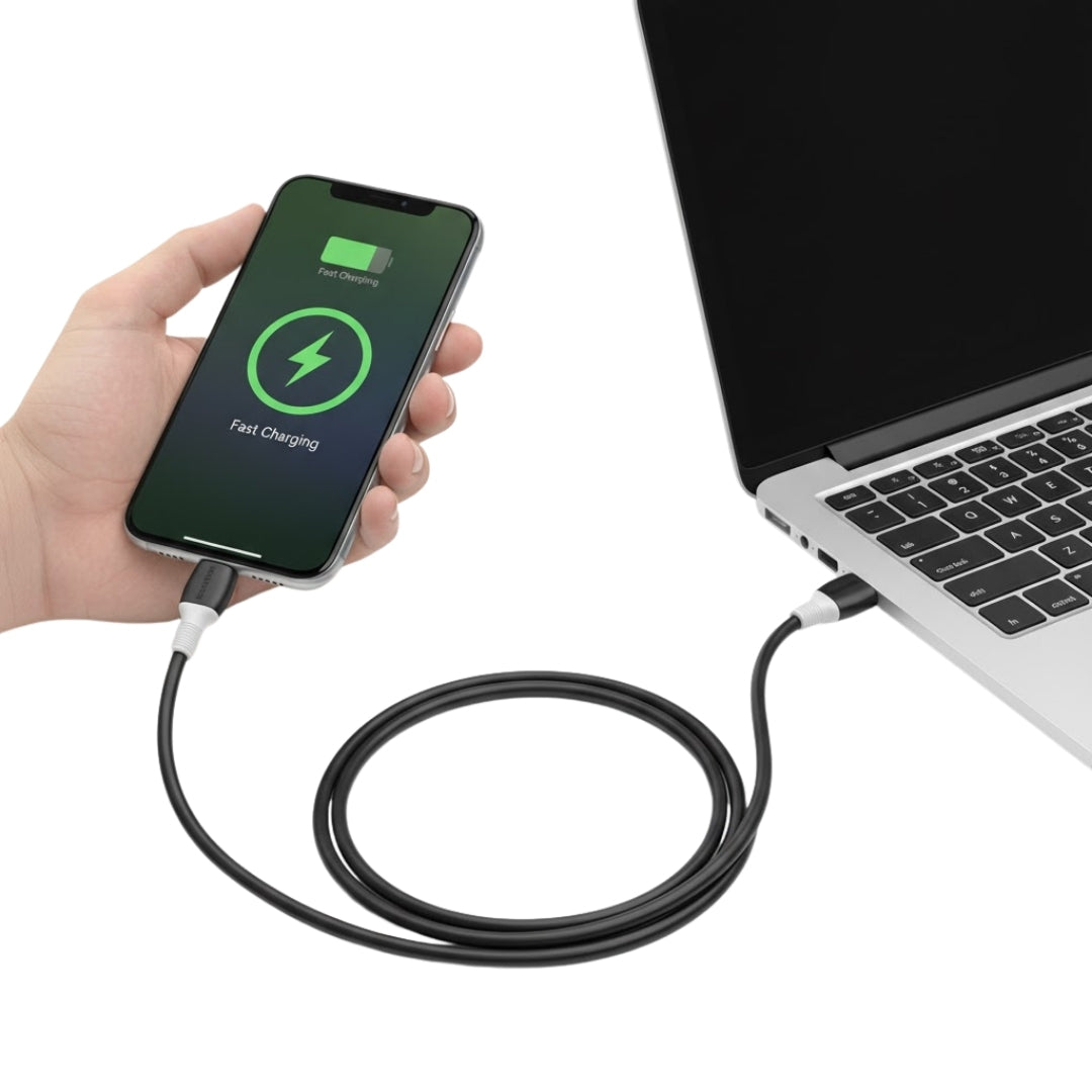 Cable Borofone Bx84 1m 60w Usb-c / Type-c A Type-c Carga Rápida