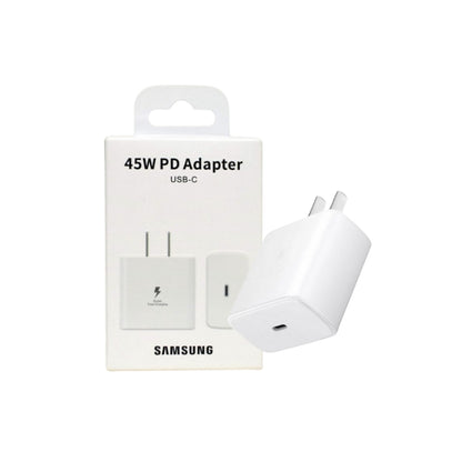 Cargador Con Cable Samsung 45w Blanco