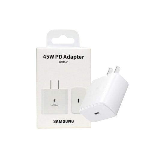 Cargador Con Cable Samsung 45w Blanco