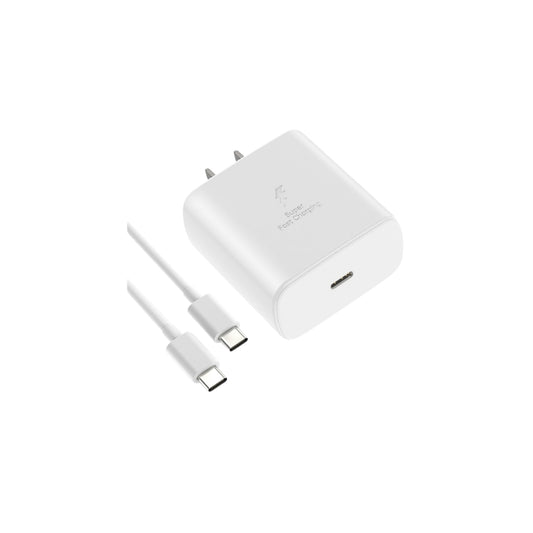 Cargador Con Cable Samsung 45w Blanco