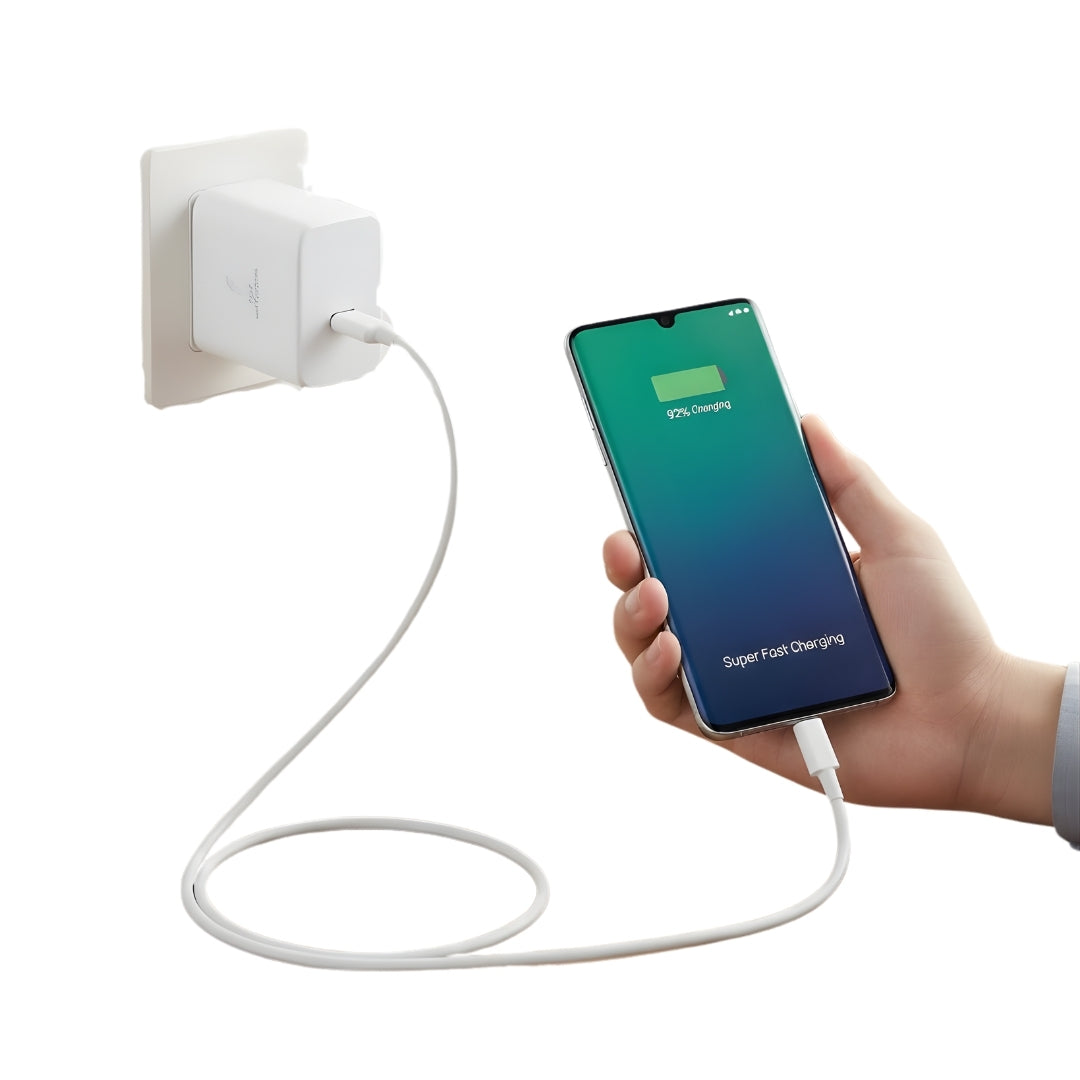 Cargador Con Cable Samsung 45w Blanco