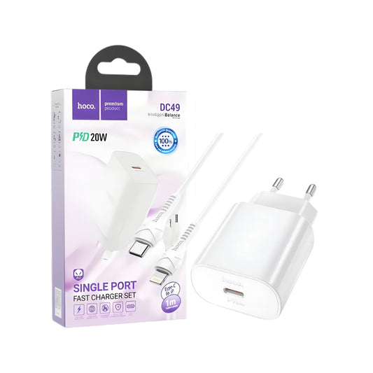 Cargador Con Cable Hoco Dc49
